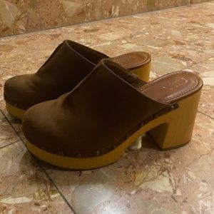 Cute old fashioned clogs